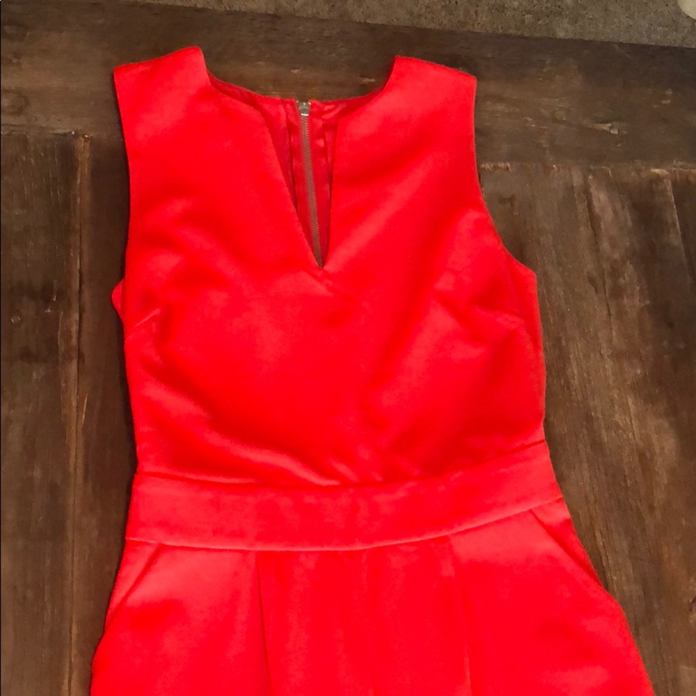 BB Dakota dark coral jumpsuit   Size 4.